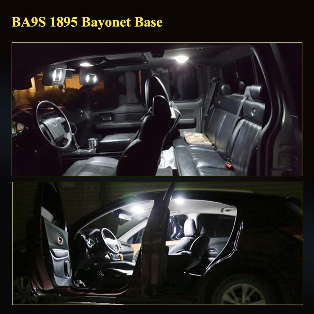 12V CAR BA9S  Led Bulb -White
