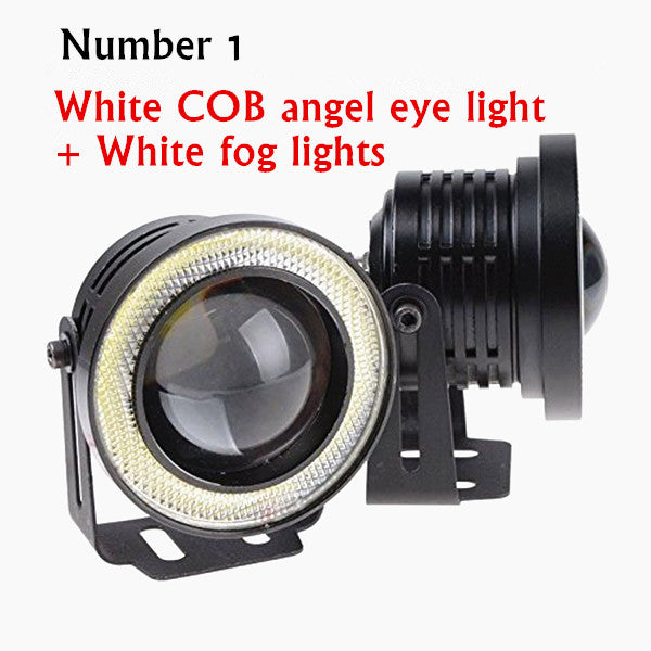 FOG ANGEL EYES LED LIGHTS DAY TIME RUNNING LIGHTS 10W 3"