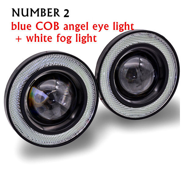 FOG ANGEL EYES LED LIGHTS DAY TIME RUNNING LIGHTS 10W 3"