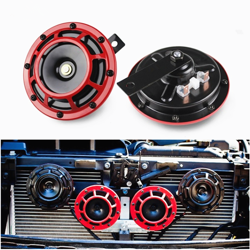 12V Car Electric Horn High /Low Tone Twin Horn Kit 100W
