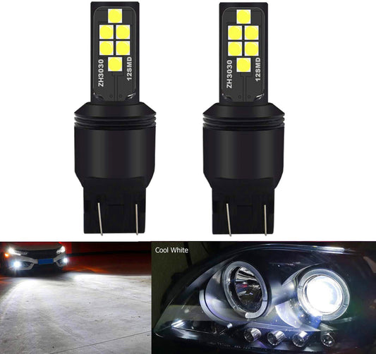 2PCS × 12V White T20 Led Lights Bulbs