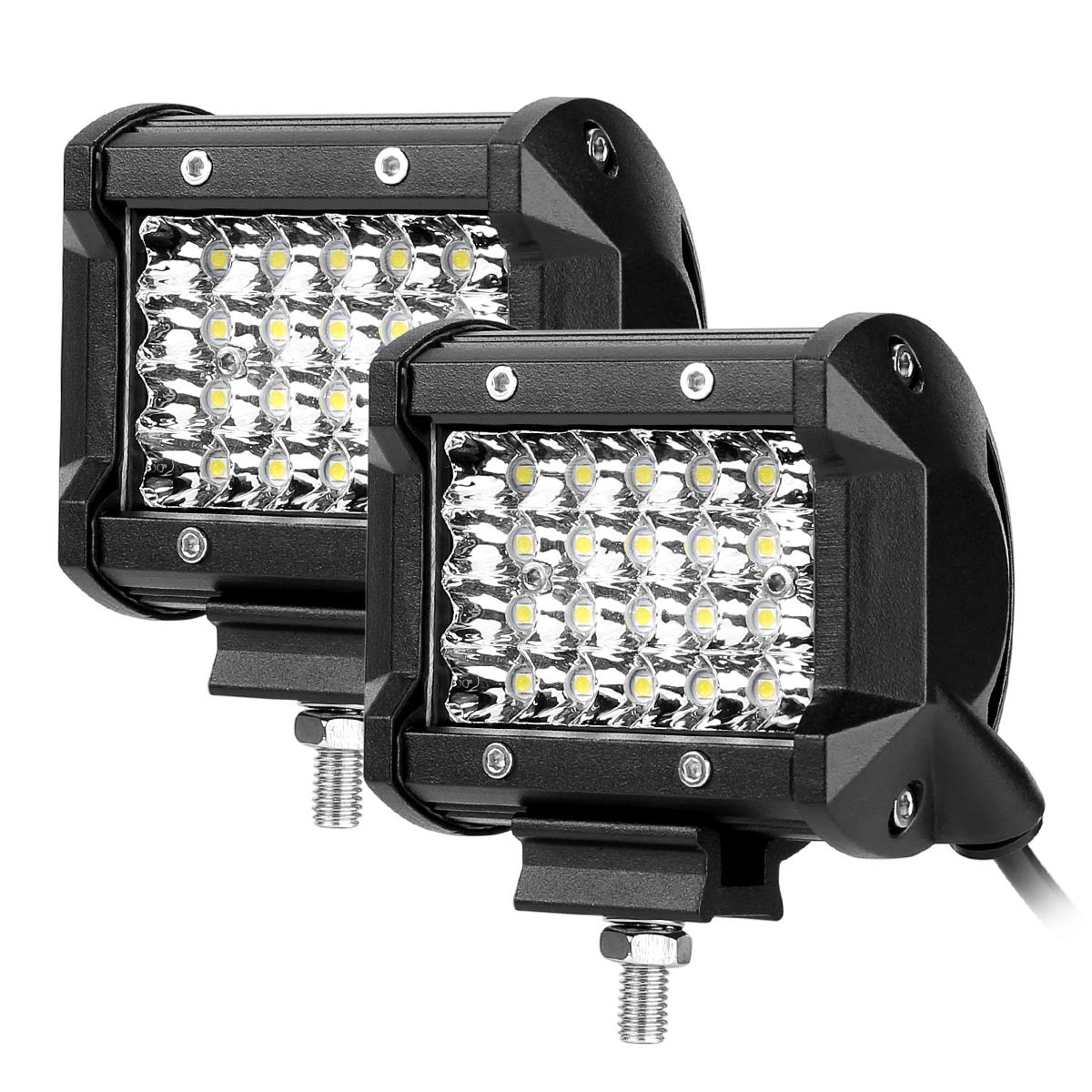 72W 4 INCH LED WORK LIGHT BAR -Pack of 2