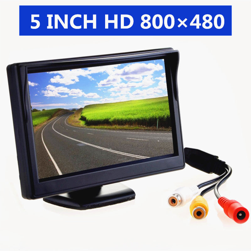 5” Inch Digital TFT LCD Color Car Rear View Monitor Screen for Camera DC12V-24V