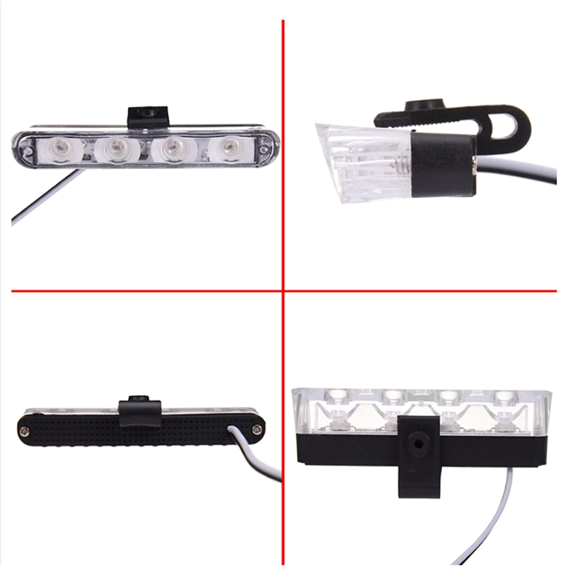 12V 4X4 16 Led Car Strobe Flashing Light Amber/White
