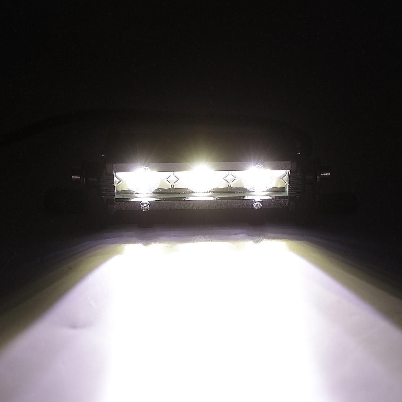 2PCS × 4" 9W 3 LED Light Bar Spot Beam Driving Off-road