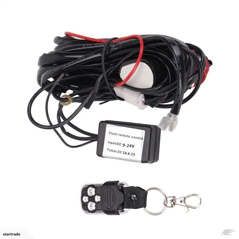 Remote strobe 3M Wiring Harness Loom Kit for LED Work Light /Bar 12V/ 24V Use