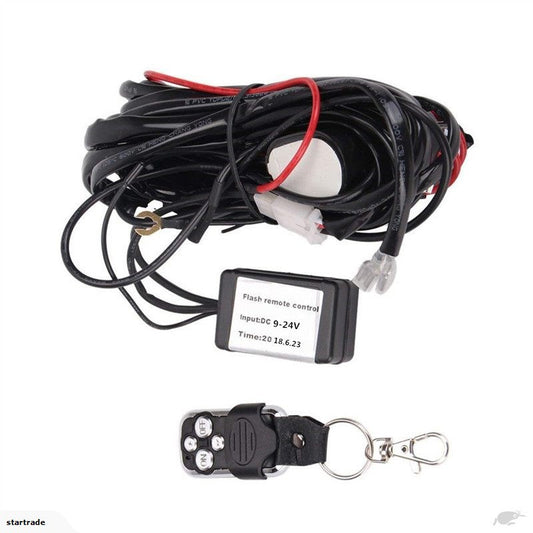 Remote strobe 3M Wiring Harness Loom Kit for LED Work Light /Bar 12V/ 24V Use
