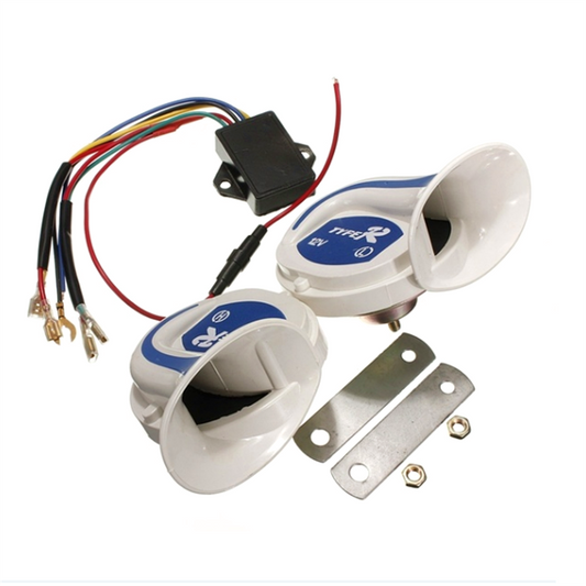 12V Electric Digital Siren Snail Loud Air Horns magic 8 Sounds 115db Car Truck