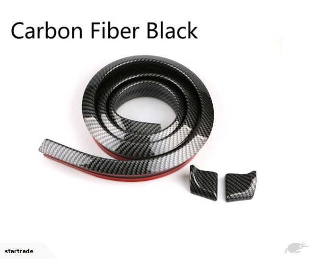 Universal 1.5m Car Styling 5D Carbon Fiber Bumper Trunk Lip Spoilers
