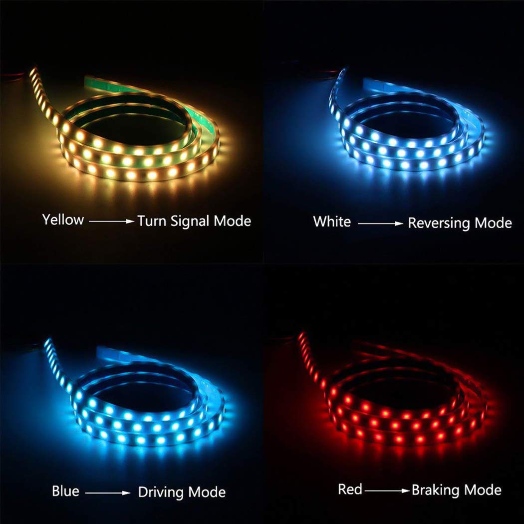 Universal 12V 6 Functions Car LED Tail Strip Light, Tailgate Rear Lights Strip