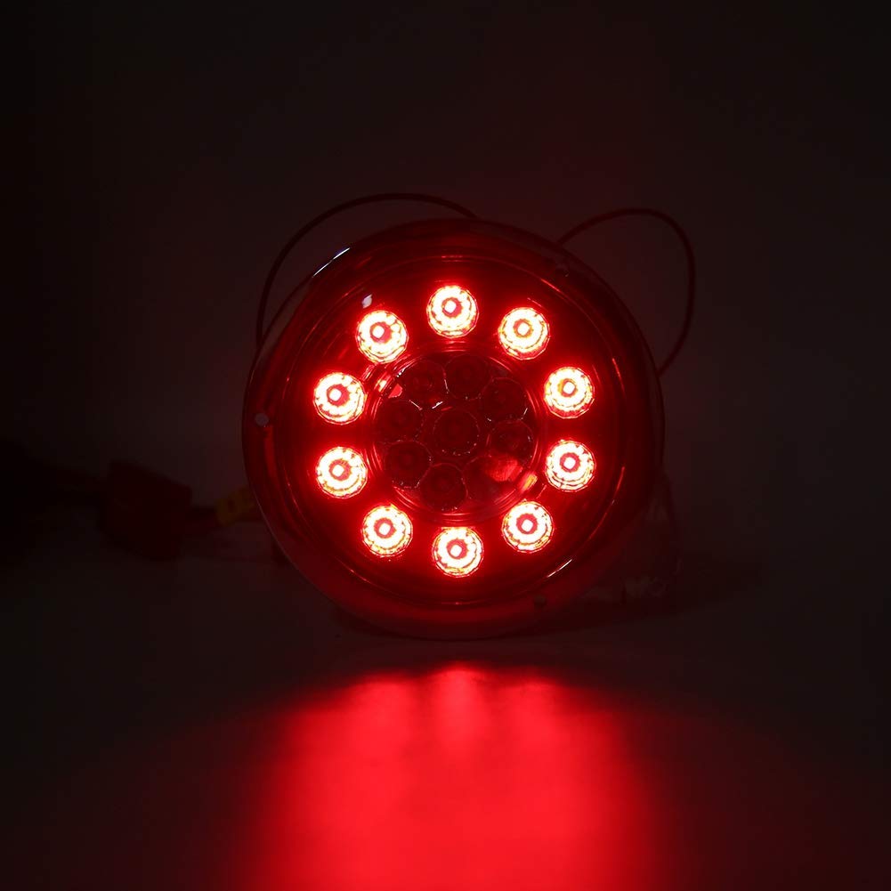 2PCS  10-30V 19LED  Round Dual Colour Taillight Rear Lights Truck  Tail Lights