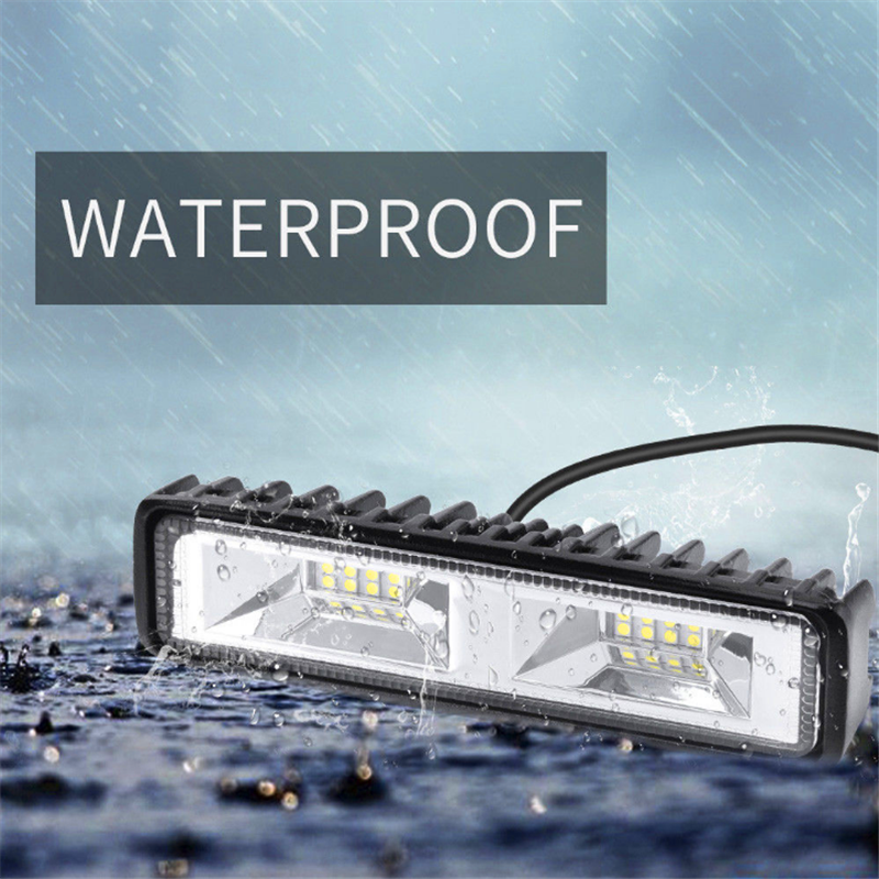 6inch 36W LED Super Slim Light Bar Flood Driving Head Lamp 12 Led Work Light