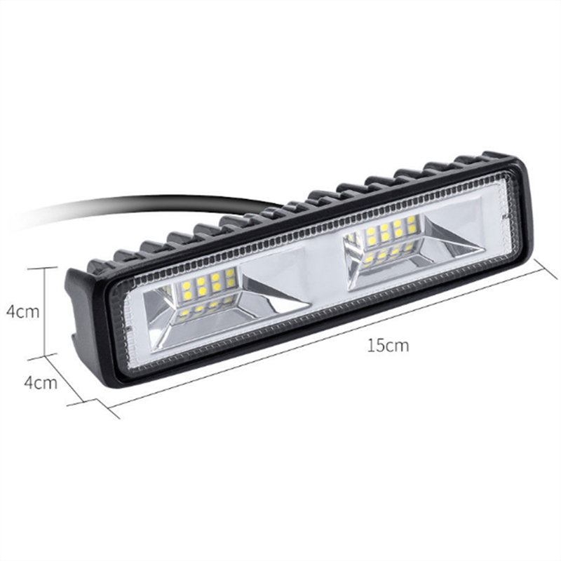6inch 36W LED Super Slim Light Bar Flood Driving Head Lamp 12 Led Work Light