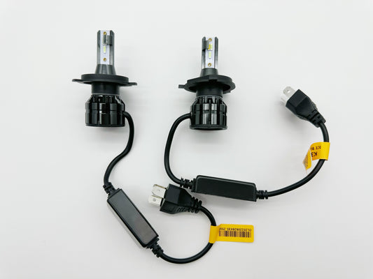 2PCS 12V Led Headlight Bulbs  3 Colour -WHITE+YELLOW +ICE BLUE