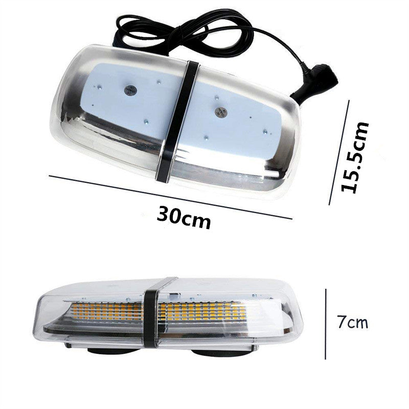 12-24V High Intensity 72 LED Amber Strobe /Warning Lights with Magnetic Base