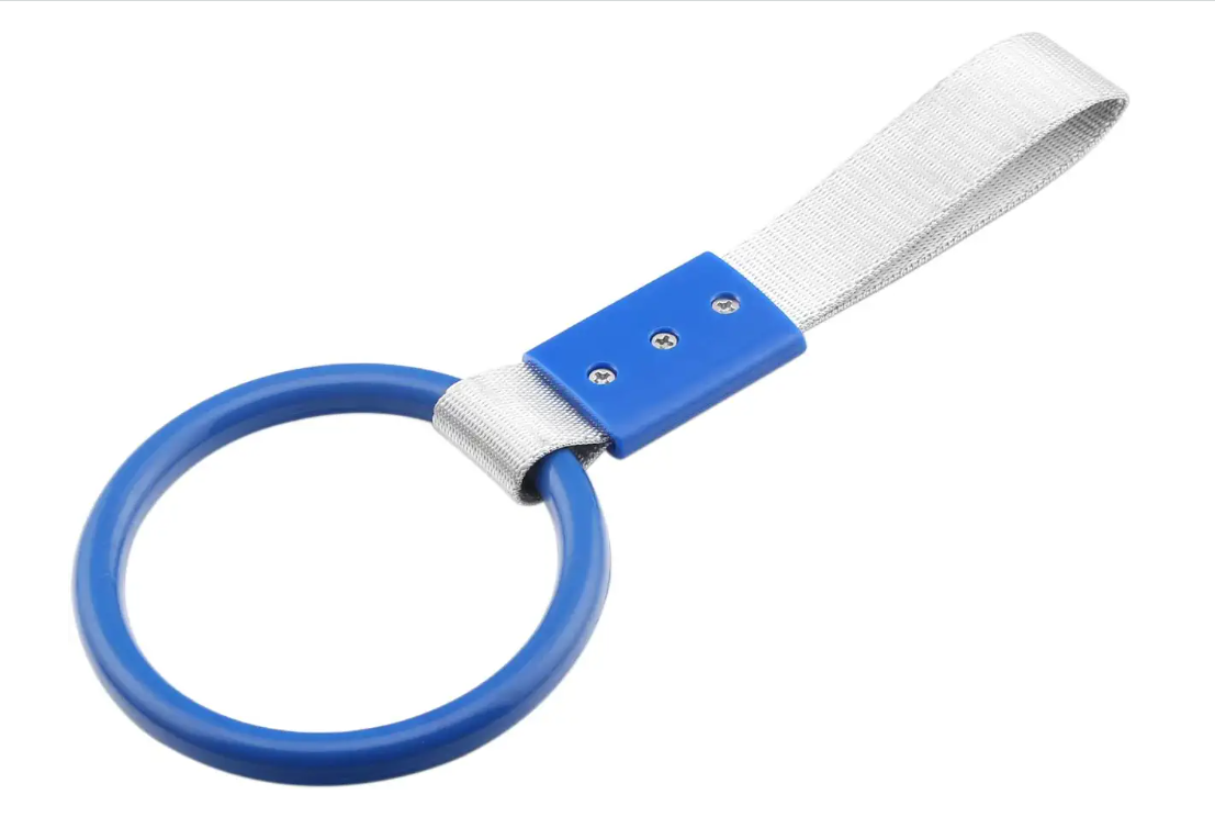 Universal Racing Car e Tow Eye Strap Decorative Tow Strap Bumper