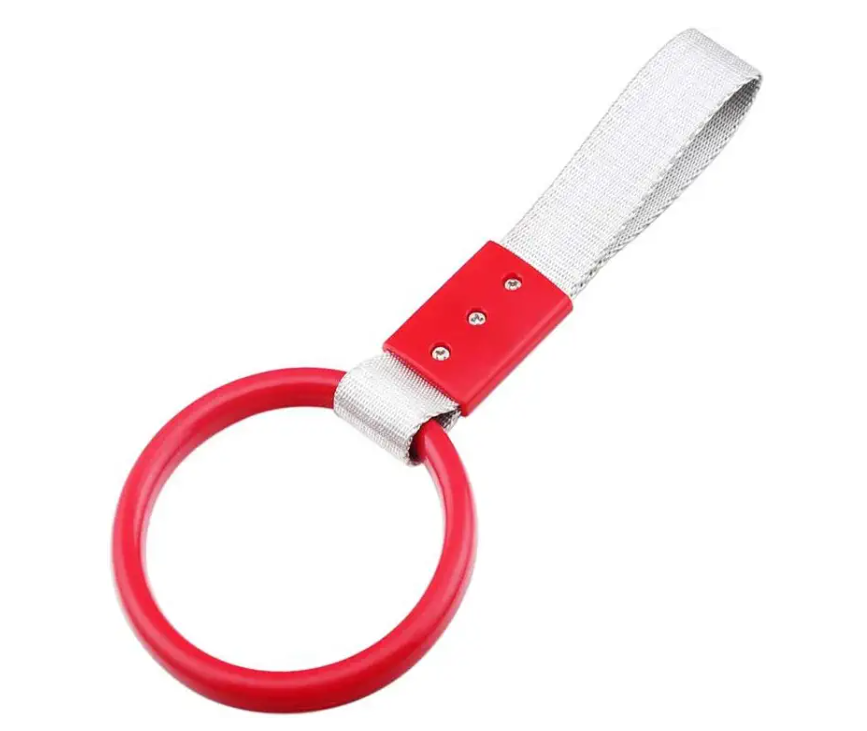 Universal Racing Car e Tow Eye Strap Decorative Tow Strap Bumper