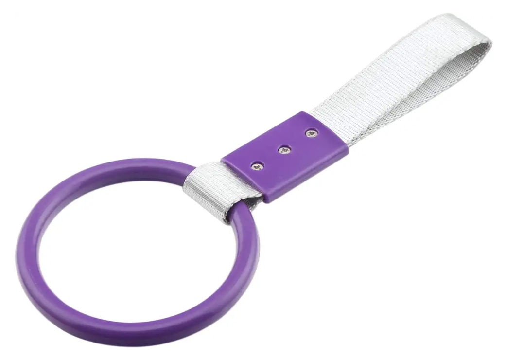 Universal Racing Car e Tow Eye Strap Decorative Tow Strap Bumper