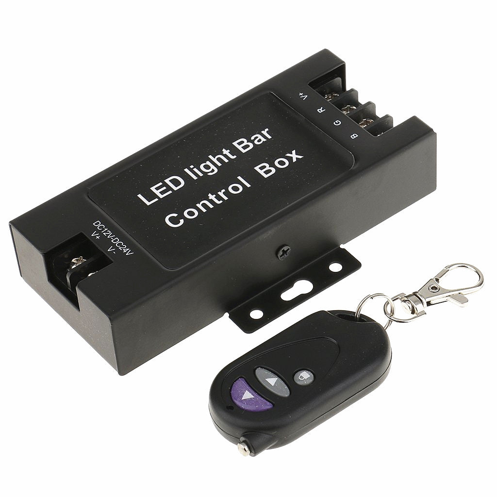 Universal 12V-24V LED Light Bar Remote Flash Strobe Controller 7 Flashing Modes
