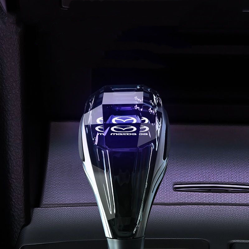 Crystal Car Gear Shift Knob Multi-Color LED Light For BMW, TOYOTA, SUBARU, MAZDA
