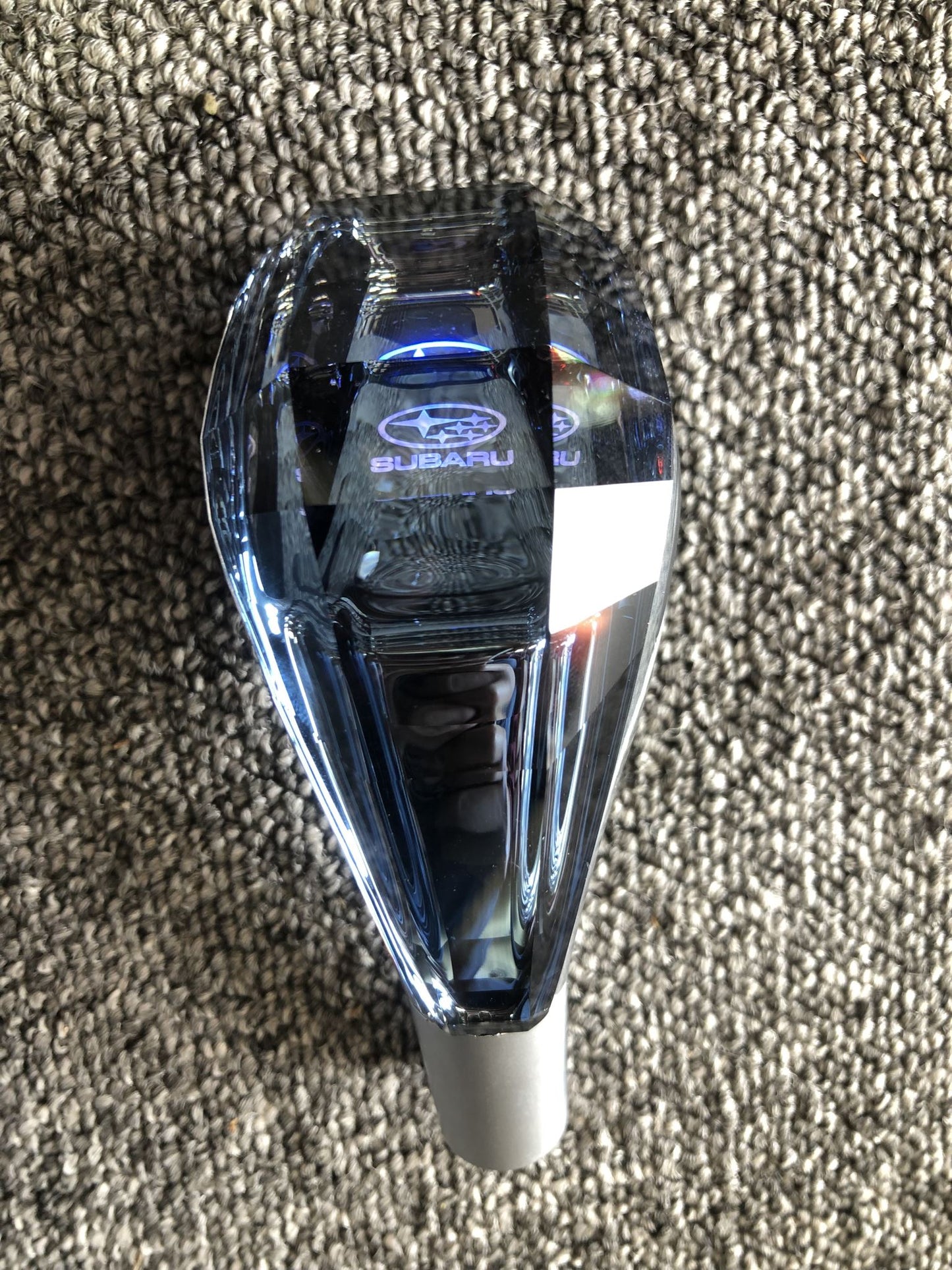 Crystal Car Gear Shift Knob Multi-Color LED Light For BMW, TOYOTA, SUBARU, MAZDA