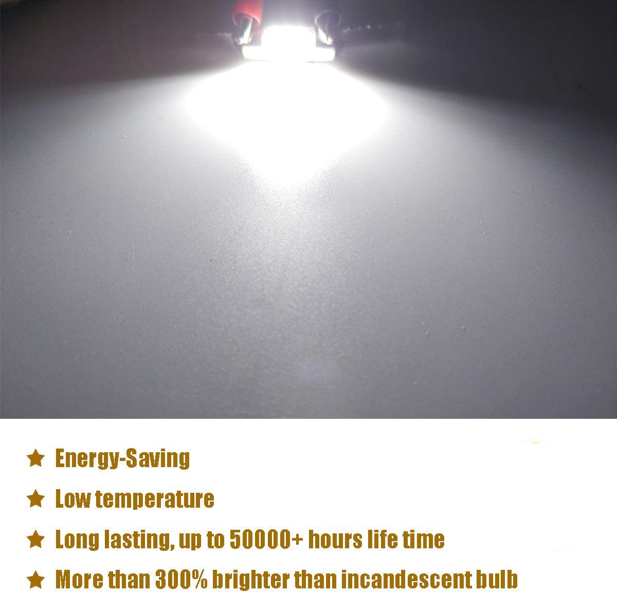 12V Canbus Free  Bright Festoon LED Bulbs Error Free Dome Lights
