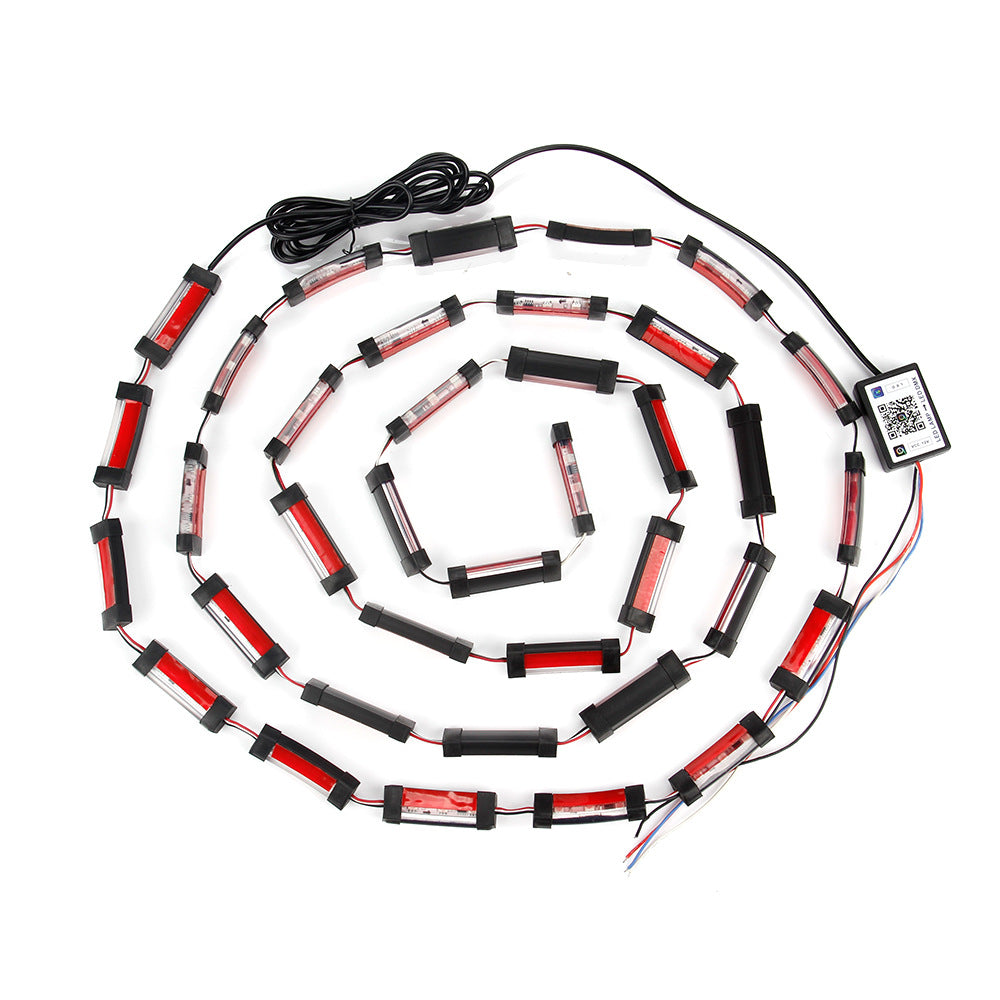 RGB Car Window Decorative Led Lights With Bluethooth