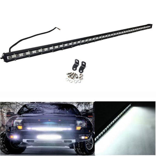 126W 45inch Cree Single Row Thin LED Work Light Bar Spot Beam for Off Road
