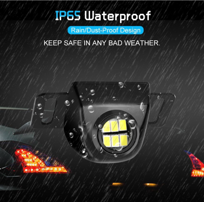 12V Car Reverse Light Bulb 3030 6LED Backup Parking LED Light Lamp Waterproof