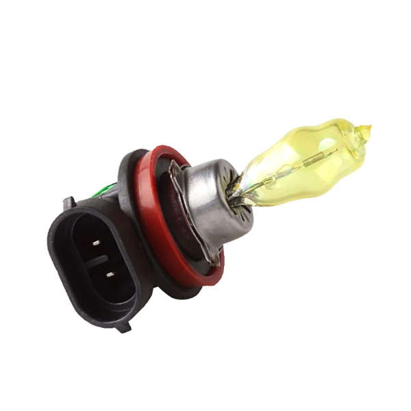 2 Pcs DC 12V 100W Yellow HOD Xenon Halogen Lamp Car Fog Light Headlight Bulbs