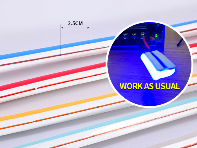 12V 1.5M Neon Flex LED Strip Light Waterproof Silicone Flexible Neon Light
