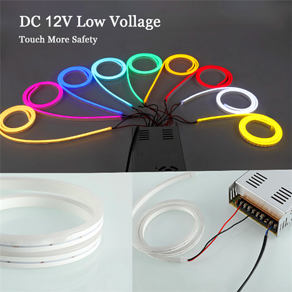 12V 1.5M Neon Flex LED Strip Light Waterproof Silicone Flexible Neon Light