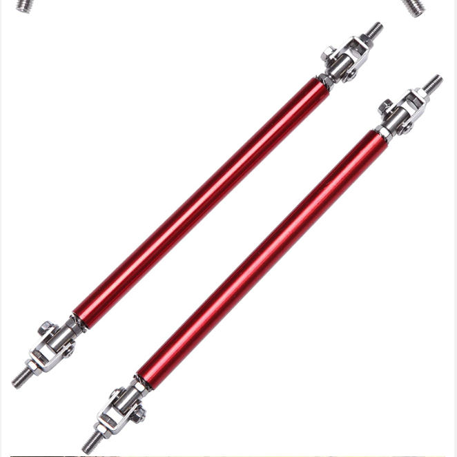 2PCS *150mm Front Bumper Lip Splitter Rod Strut Tie Bars - Adjustable