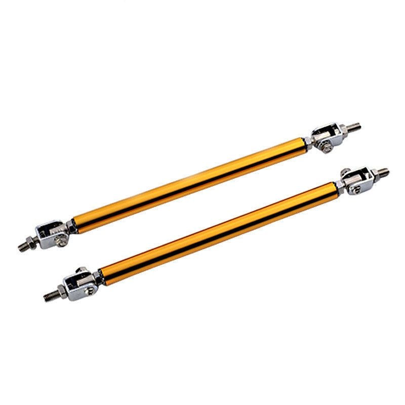 2PCS *150mm Front Bumper Lip Splitter Rod Strut Tie Bars - Adjustable