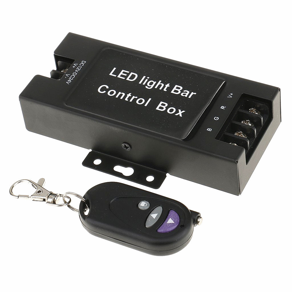 Universal 12V-24V LED Light Bar Remote Flash Strobe Controller 7 Flashing Modes