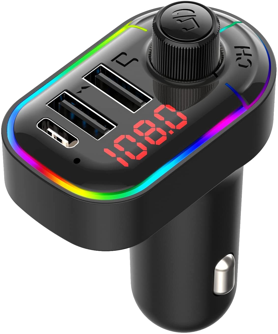 Car Bluetooth FM Transmitter/5.0 Car Wireless Radio Car Receiver Adapter kit