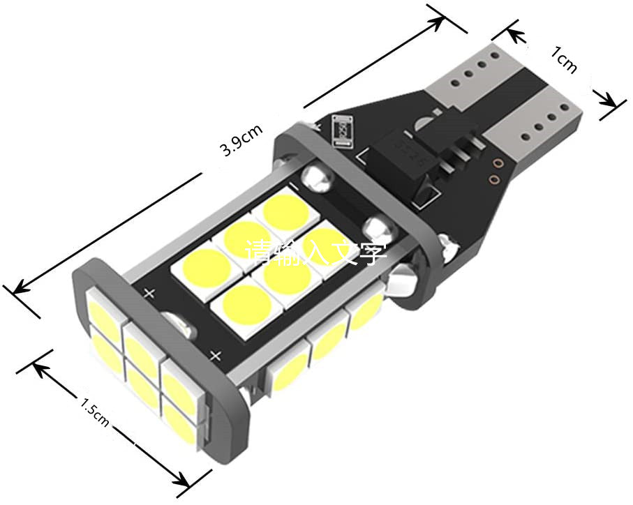 2PCSx T15 LED Reverse Light Bulbs