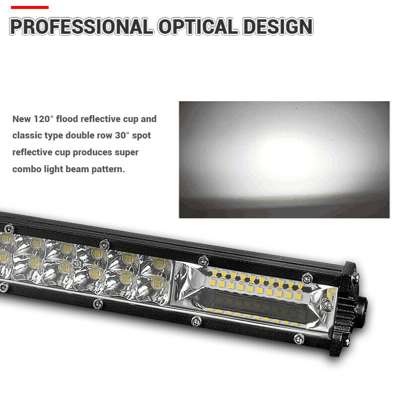 300W 32 Inch Double Row Slim LED Work Light Bar Offroad