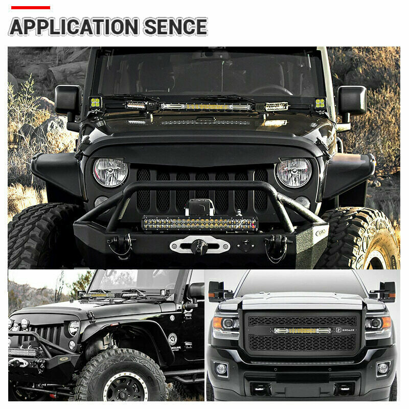 300W 32 Inch Double Row Slim LED Work Light Bar Offroad