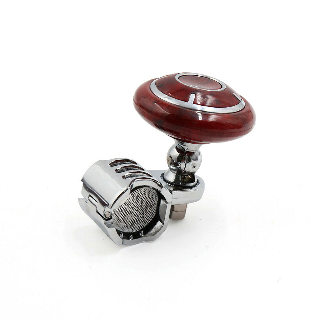 Brown Folding Steering Wheel Knob Power Handle Grip Ball for Auto Car