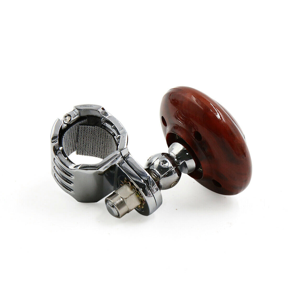 Brown Folding Steering Wheel Knob Power Handle Grip Ball for Auto Car