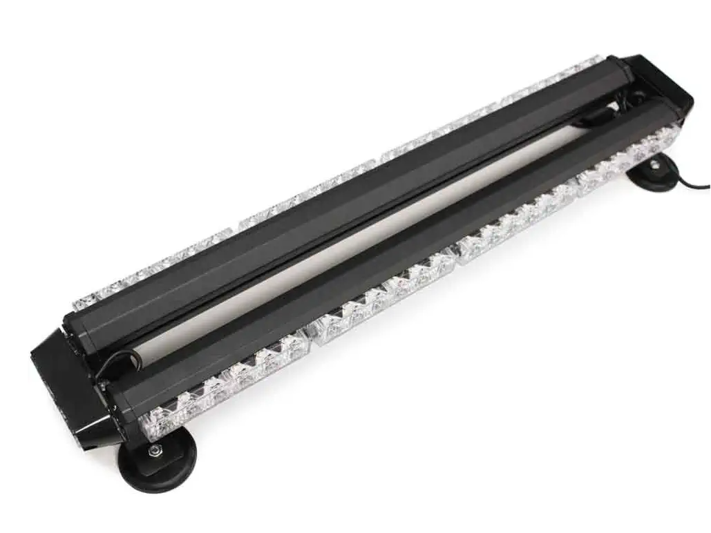 26" 54 LED 7 Flash Mode Double Side Emergency Warning Roof Top Strobe Light Bar