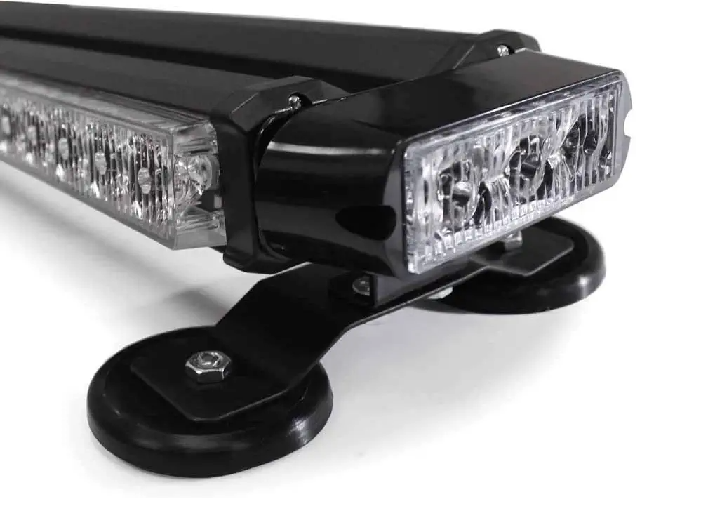 26" 54 LED 7 Flash Mode Double Side Emergency Warning Roof Top Strobe Light Bar