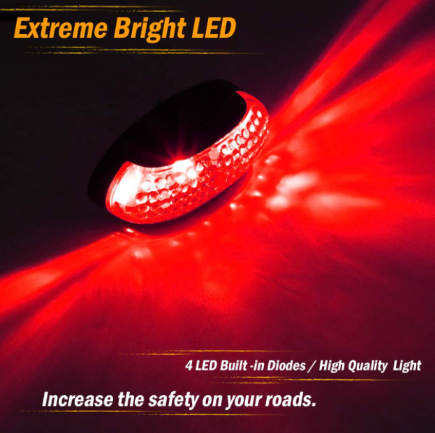 LED Oval Indicator Marker Light Clearance Lamp 10V-30V