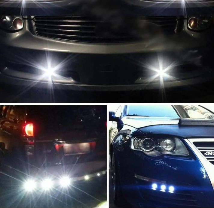 18mm White Eagle Eye LED Light Bulbs 9W DRL  Daytime Running Lights