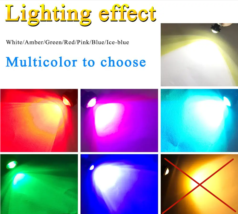 18mm White Eagle Eye LED Light Bulbs 9W DRL  Daytime Running Lights