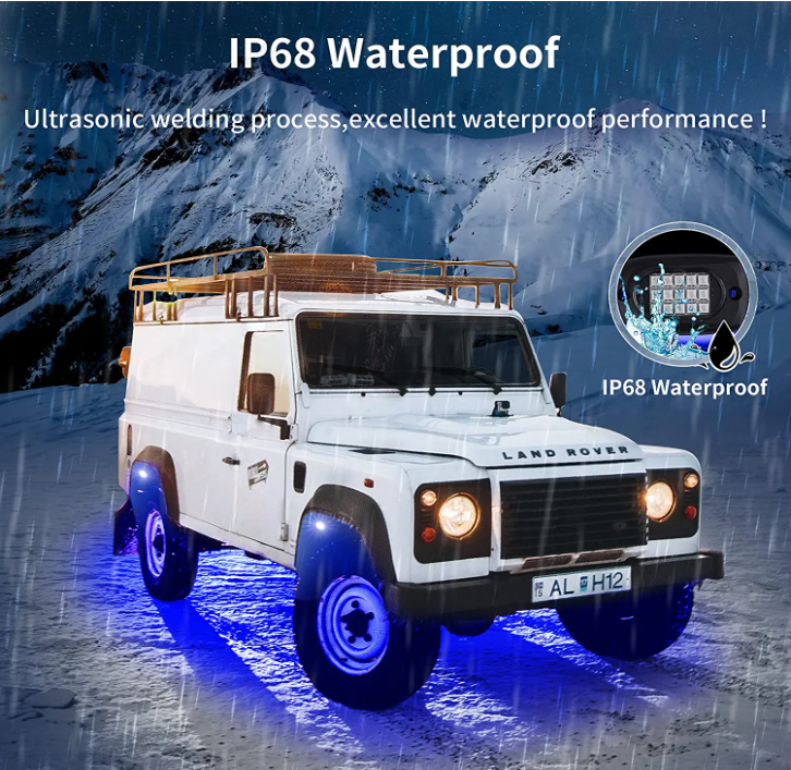 RGB LED Rock Underglow Light Kit-8 Pods