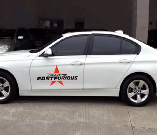 Car Stickers Exterior Fast & Furious -Big Size