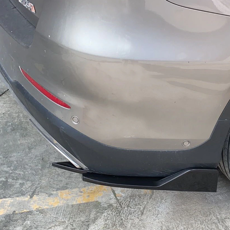 Universal Carbon Fiber Car Bumper Spoiler Rear Lip Angle Splitter Diffuser Winglet Wings Anti-crash modified Car Body Side Skirt