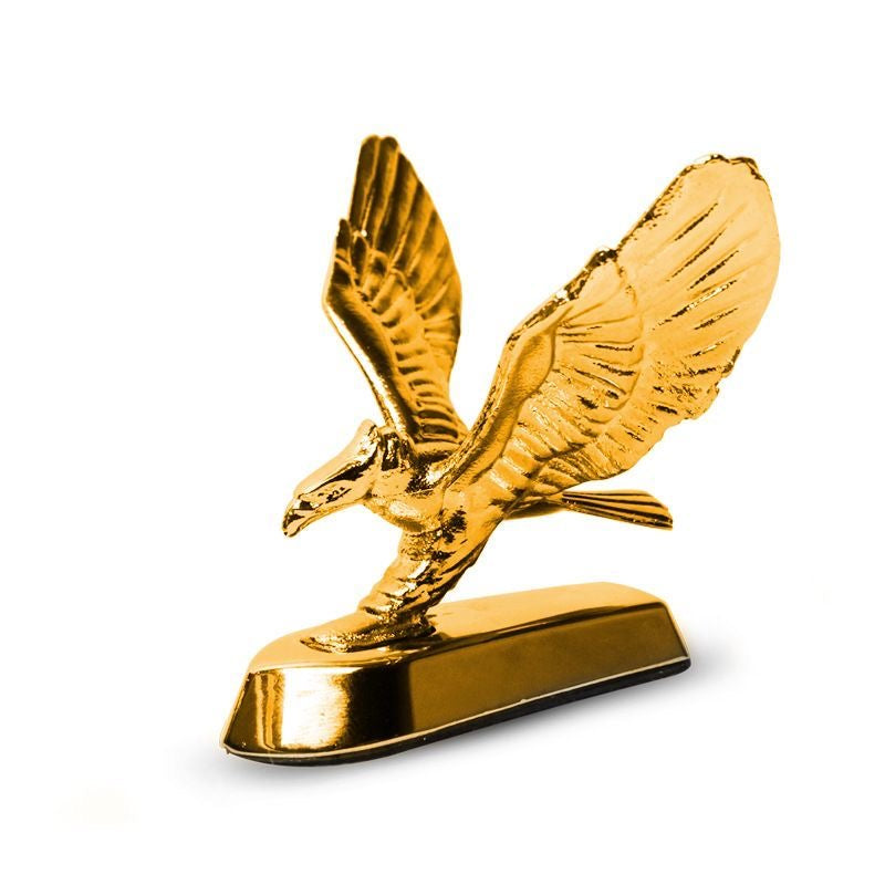 3D Eagle Head Decoration Front Fender Mudguard Alloy Statue